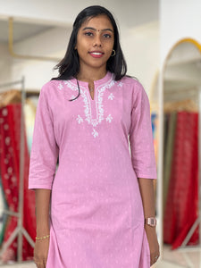 Embroidery Detailing  Soft Cotton Kurta | RGA287