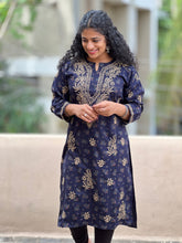 Hand Chikankari Rayon Kurta | SRC155