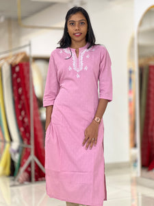 Embroidery Detailing  Soft Cotton Kurta | RGA287