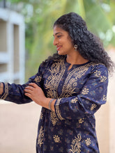 Hand Chikankari Rayon Kurta | SRC155