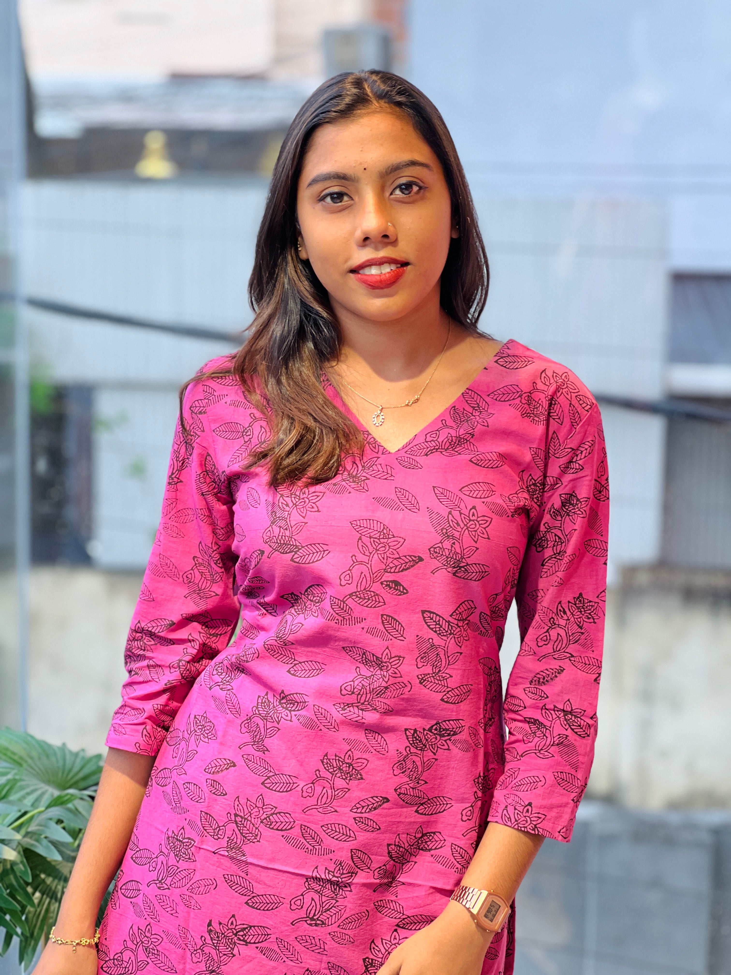 Printed Cotton Kurta Set | DNT899