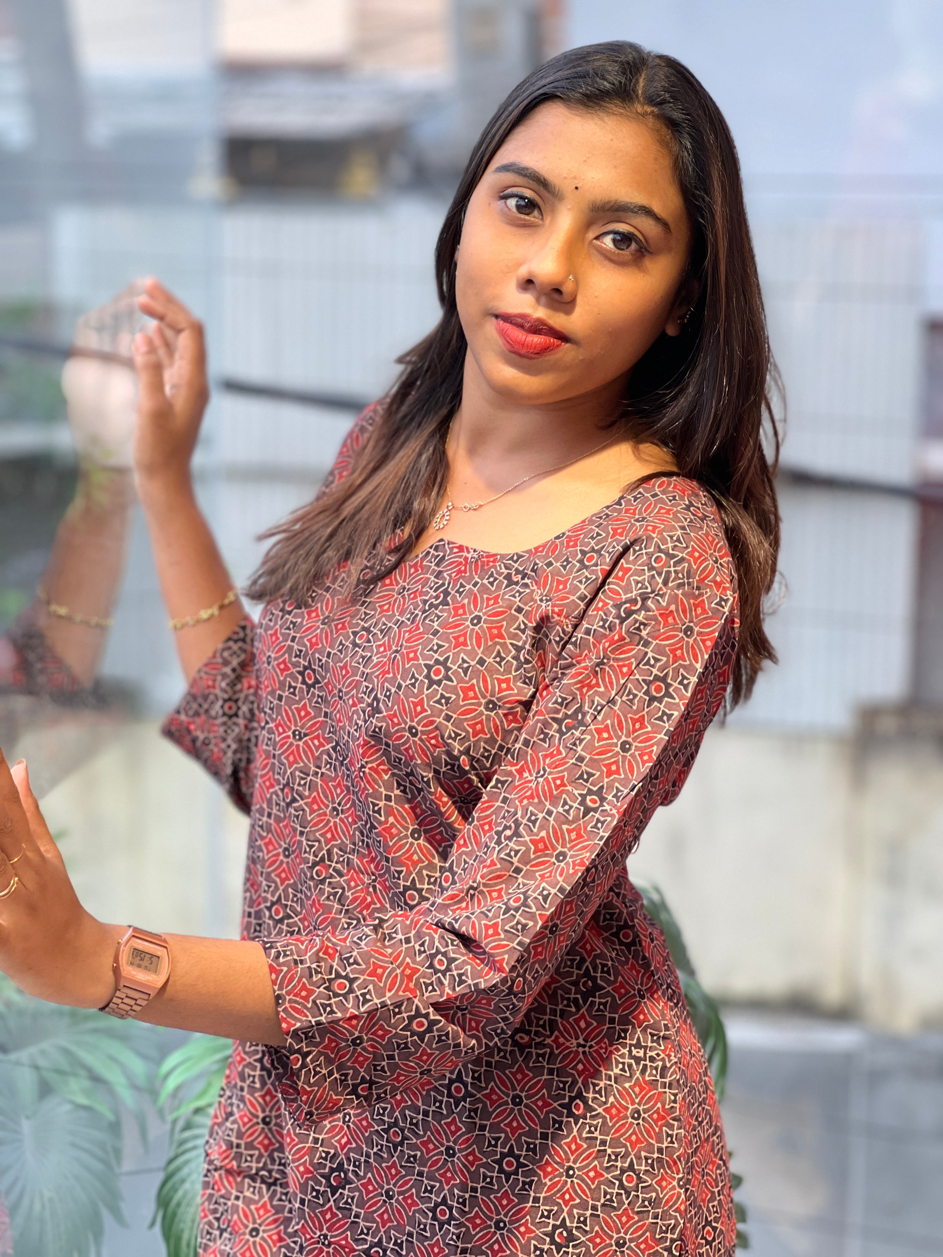 Printed Cotton Kurta Set | DNT897