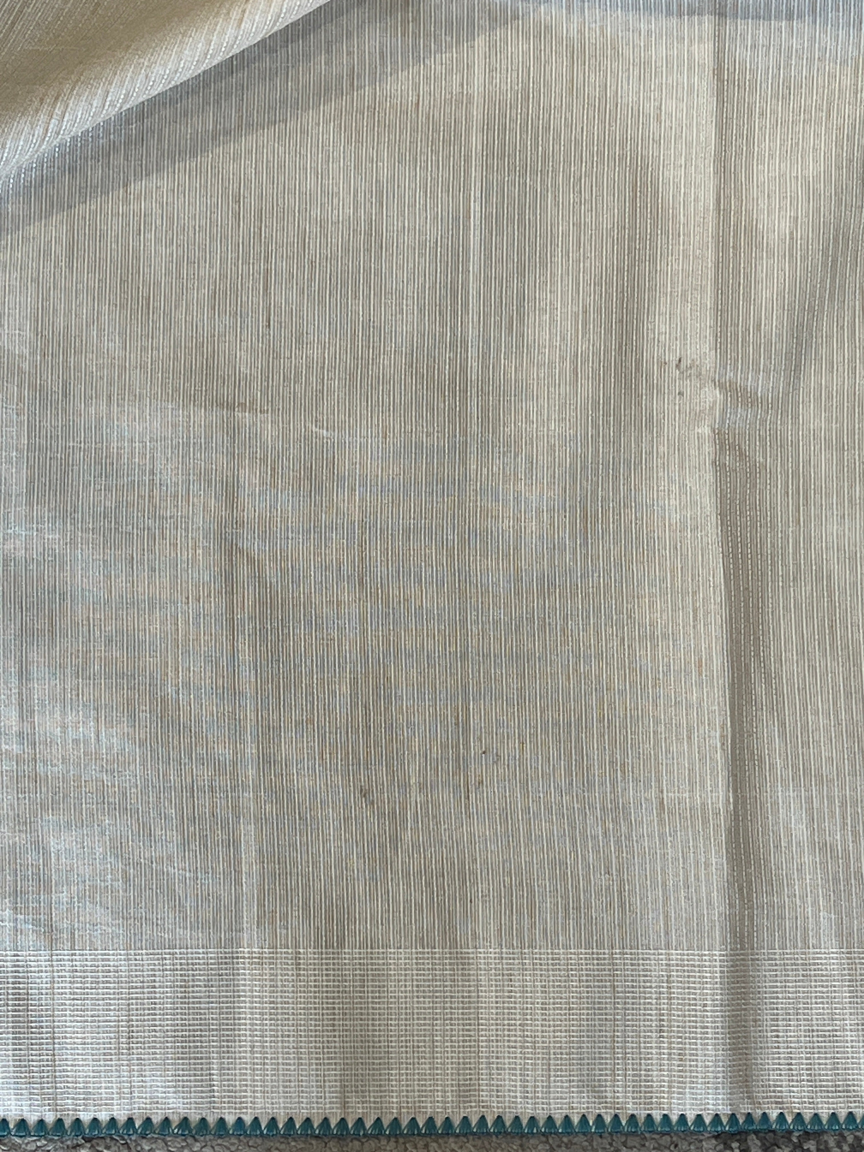 Floral and Leaf Embroidery Patterned Semi Tussar Saree |  PNS243