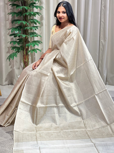 Zari Woven Pure Tussar Saree | FC175