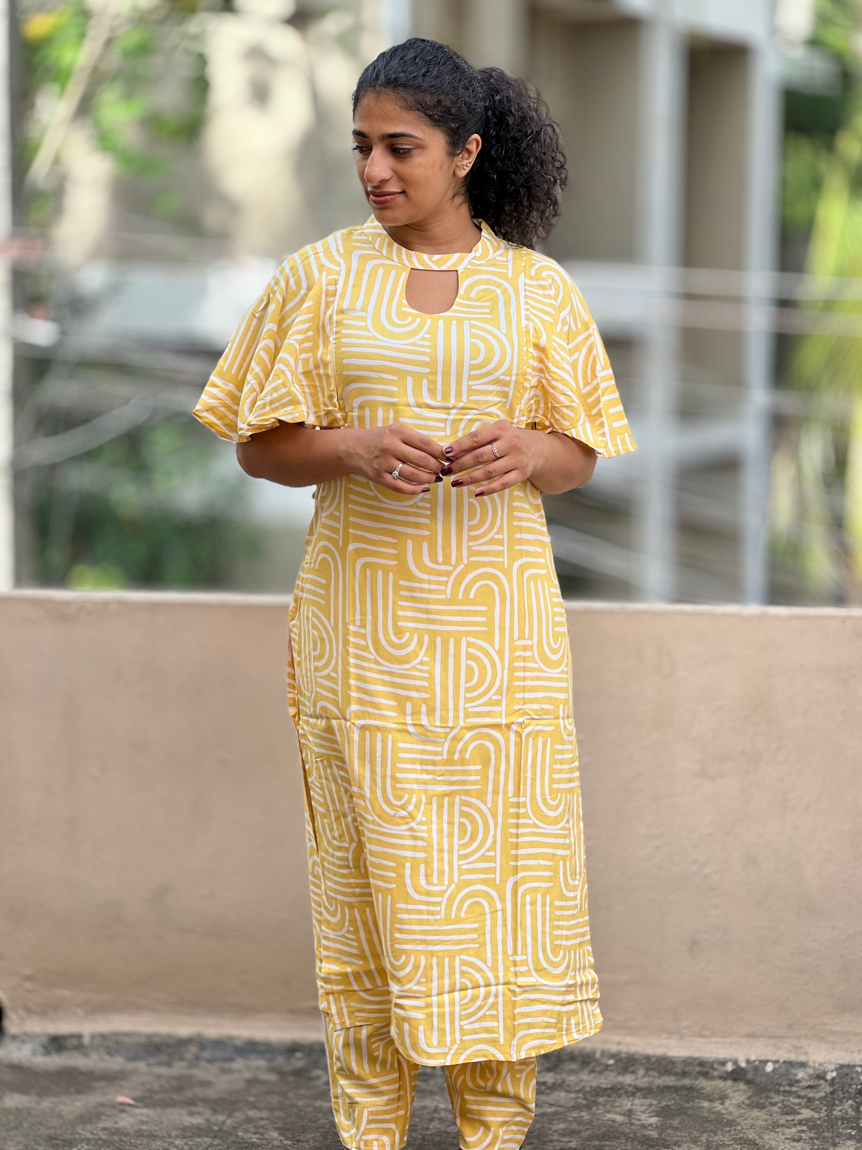 Printed Rayon Kurta Set | NCF161