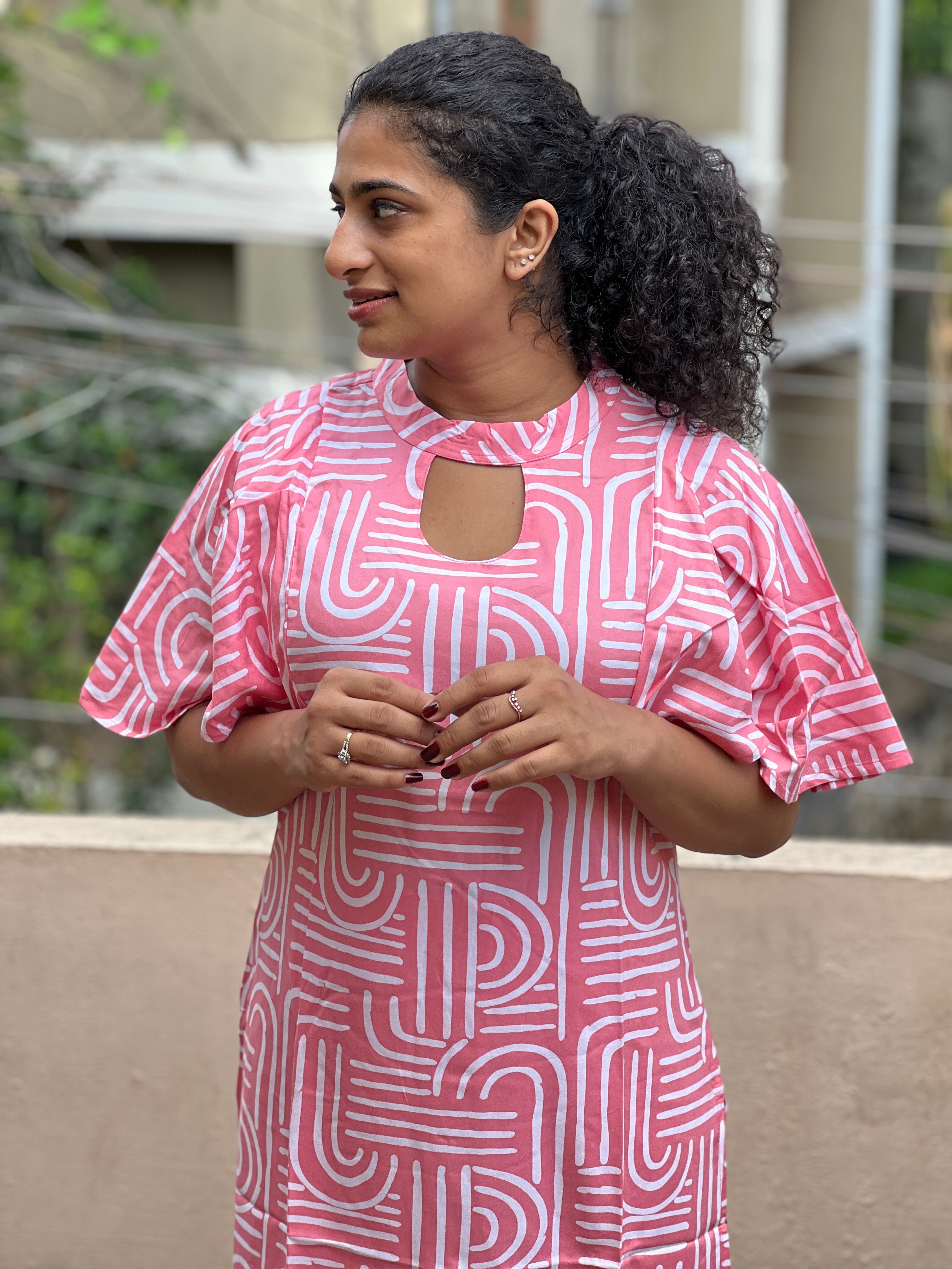Printed Rayon Kurta Set | NCF161