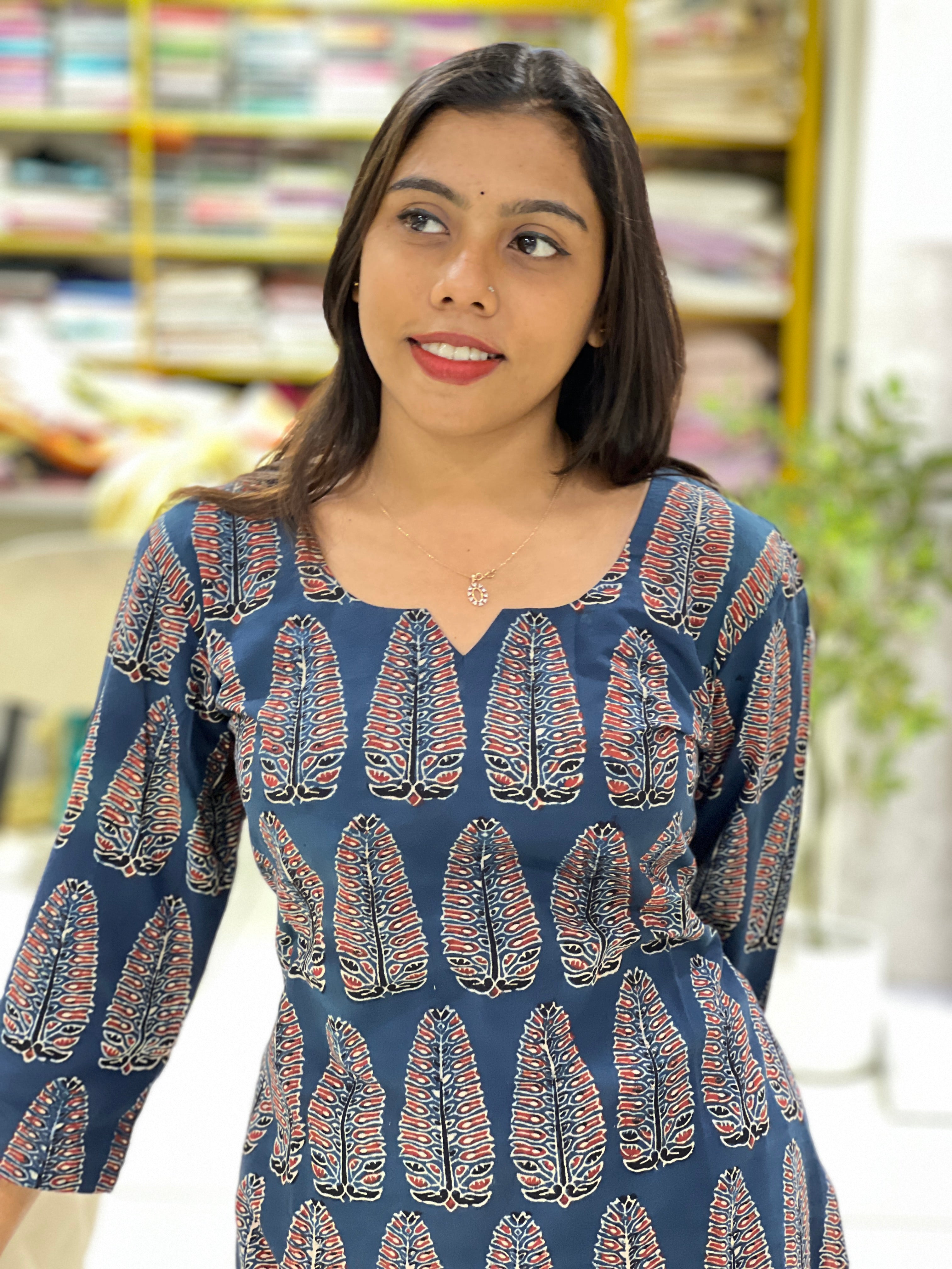 Printed Cotton Kurta Set | DNT900