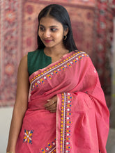 Hand Embroidery Chanderi Saree | RP526