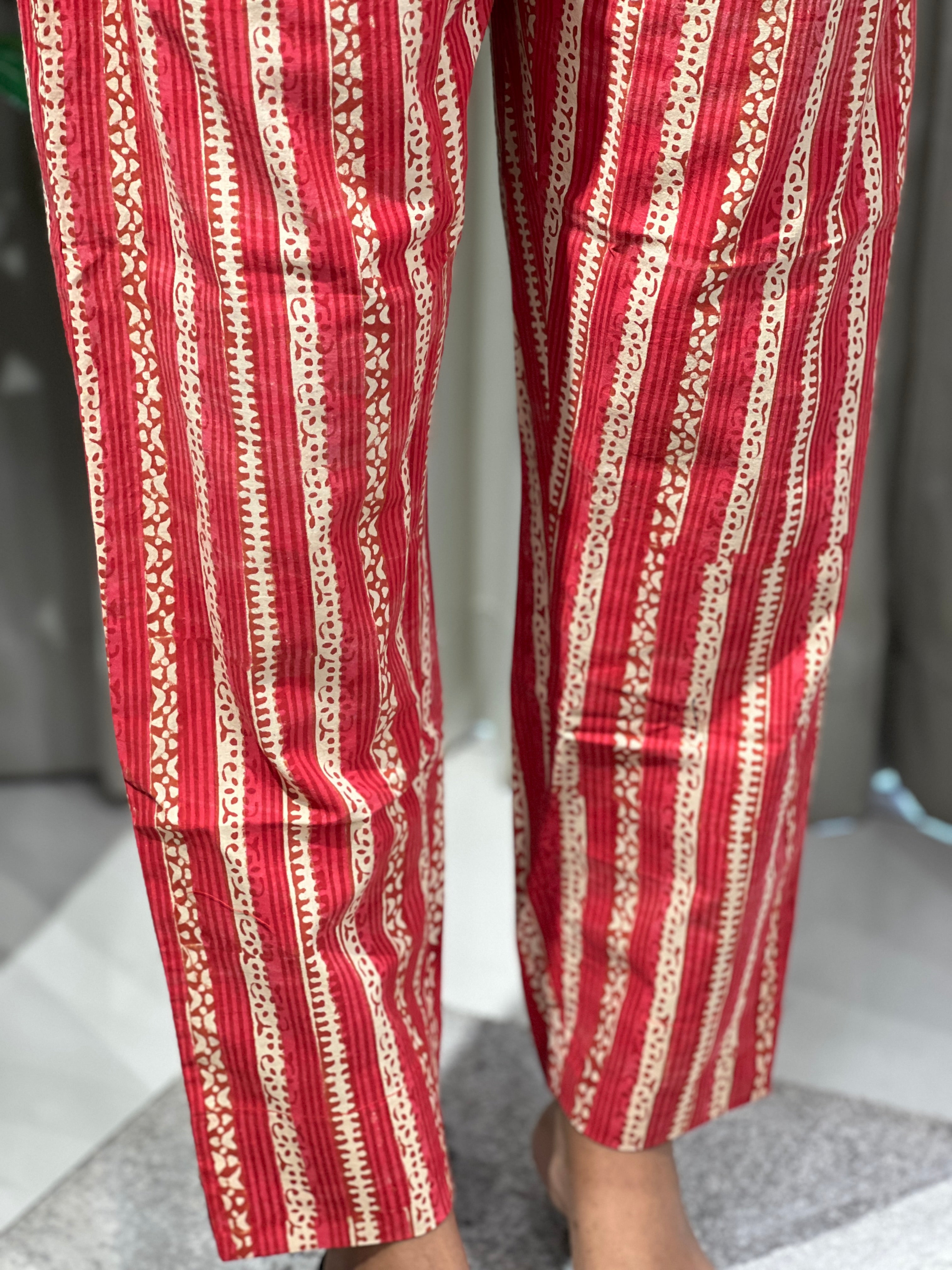 Stripes Printed Cotton Bottom | DNP129