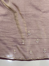 Cut Beads & Sequence Detailed Shimmer Organza Saree | SBP965