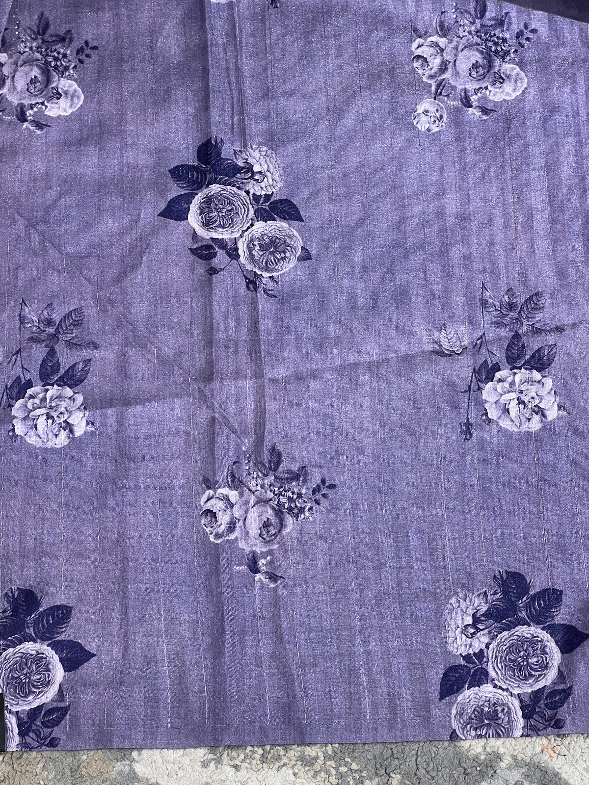 Digital Printed Semi Tussar Salwar Set | AHD1966