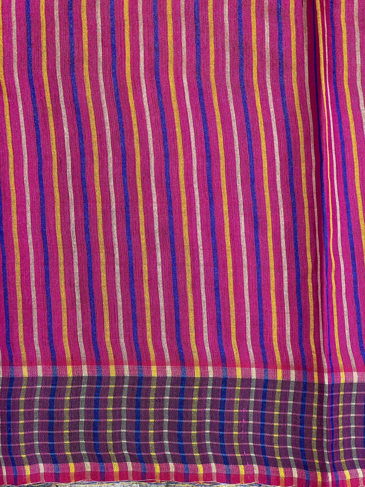 Leaf Pattern Tussar Saree | AHD1955