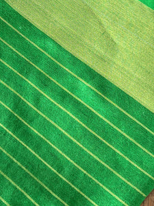 Zari Check Patterned Linen Saree | SK445