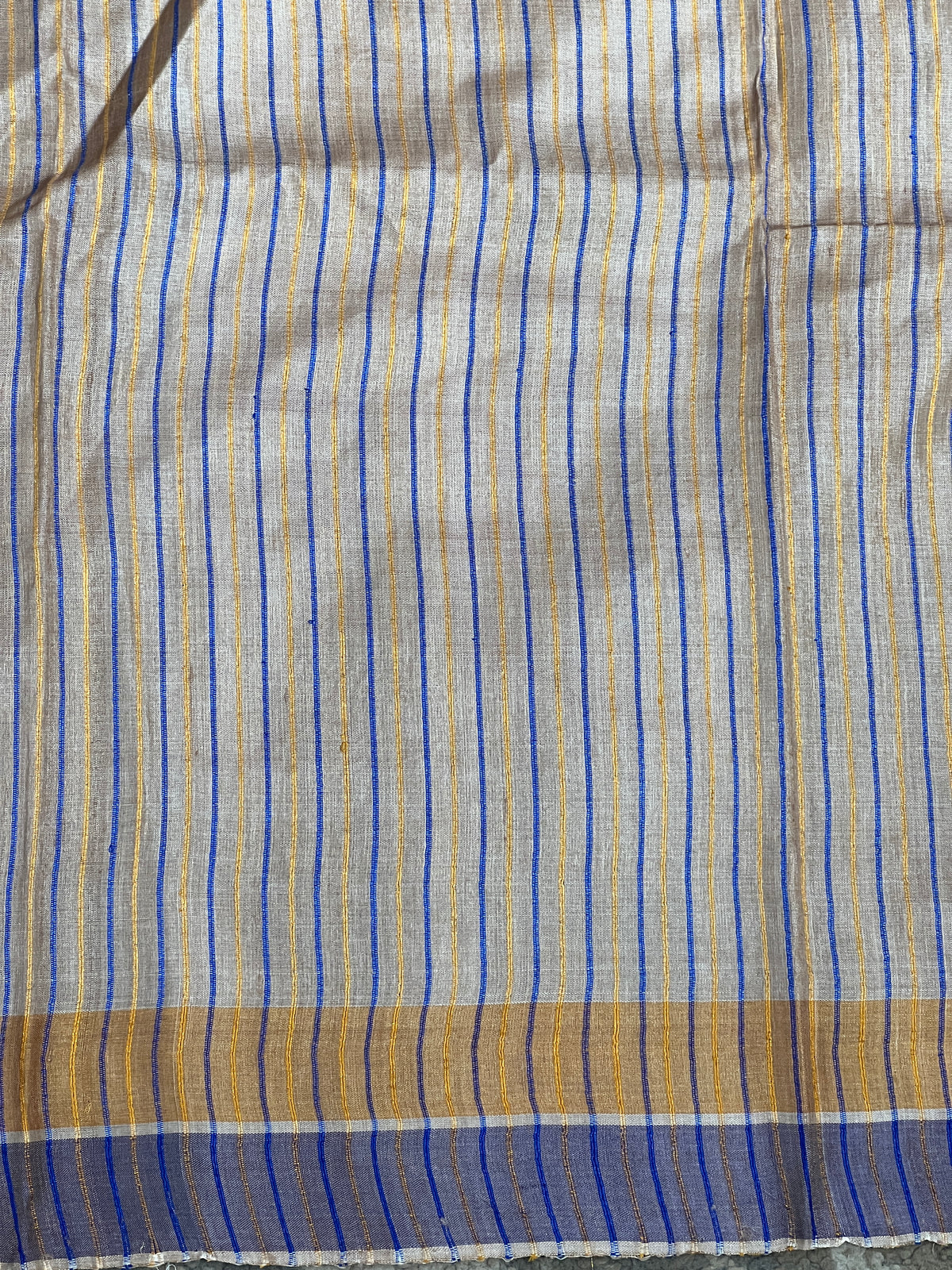 Floral Printed Pattern Tussar Saree | AHD1950