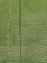 Zari Weaved Leaf Patterned Semi Banarasi Saree | NN351