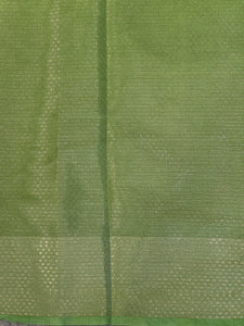 Zari Weaved Leaf Patterned Semi Banarasi Saree | NN351