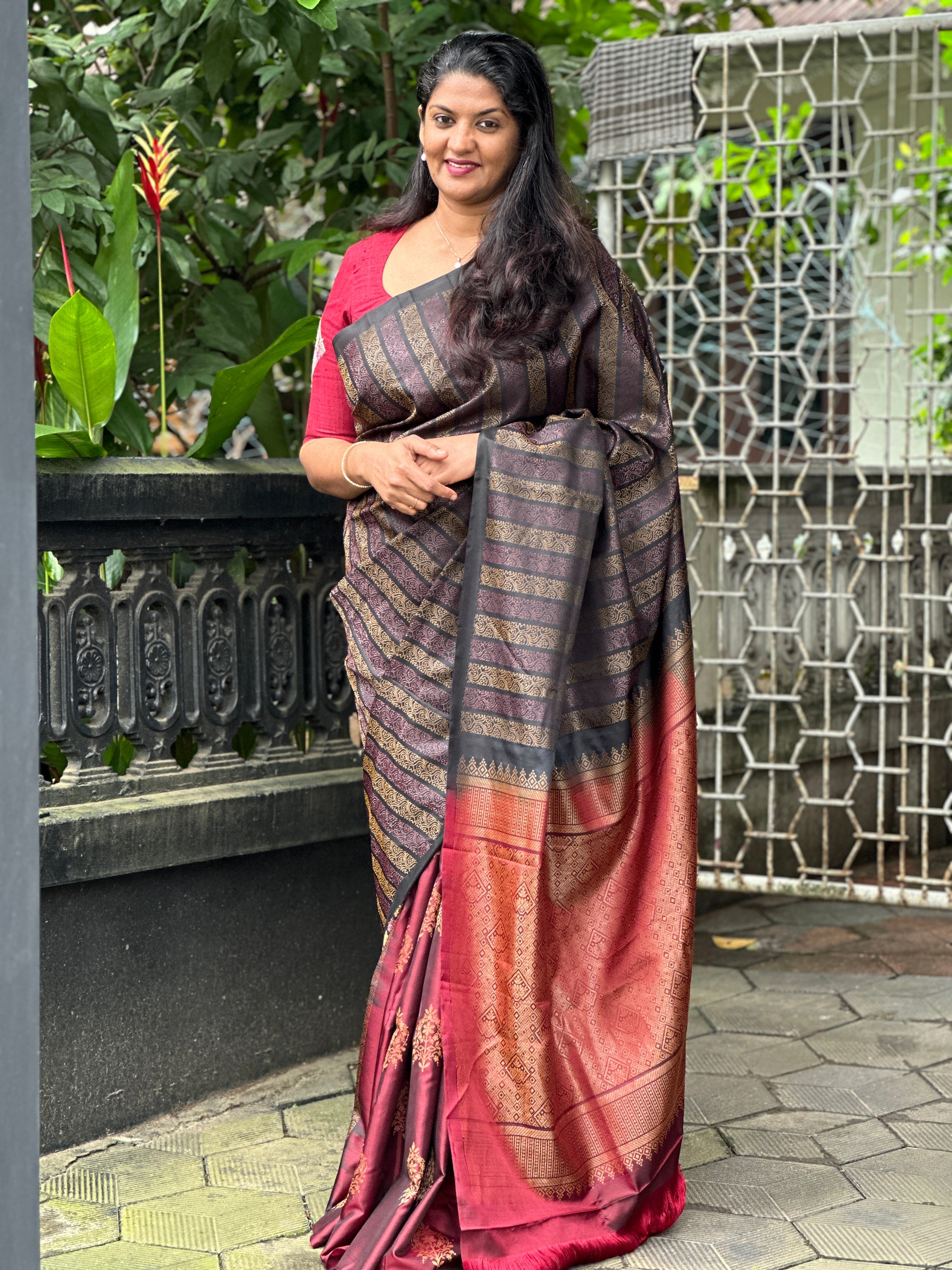 Zari Weaved Soft Silk Kanchipuram Saree | TT227