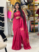 Zari Woven Floral Detailed Semi Silk Saree | KKP119
