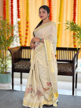 Digital Printed Kalamkari Inspired Tissue Saree | KAC211