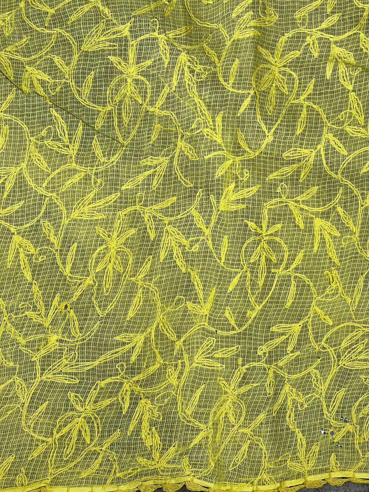 Embroidered Tepchi Kota Saree | AHD1943
