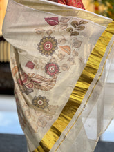 Digital Printed Kalamkari Inspired Tissue Saree | KAC211