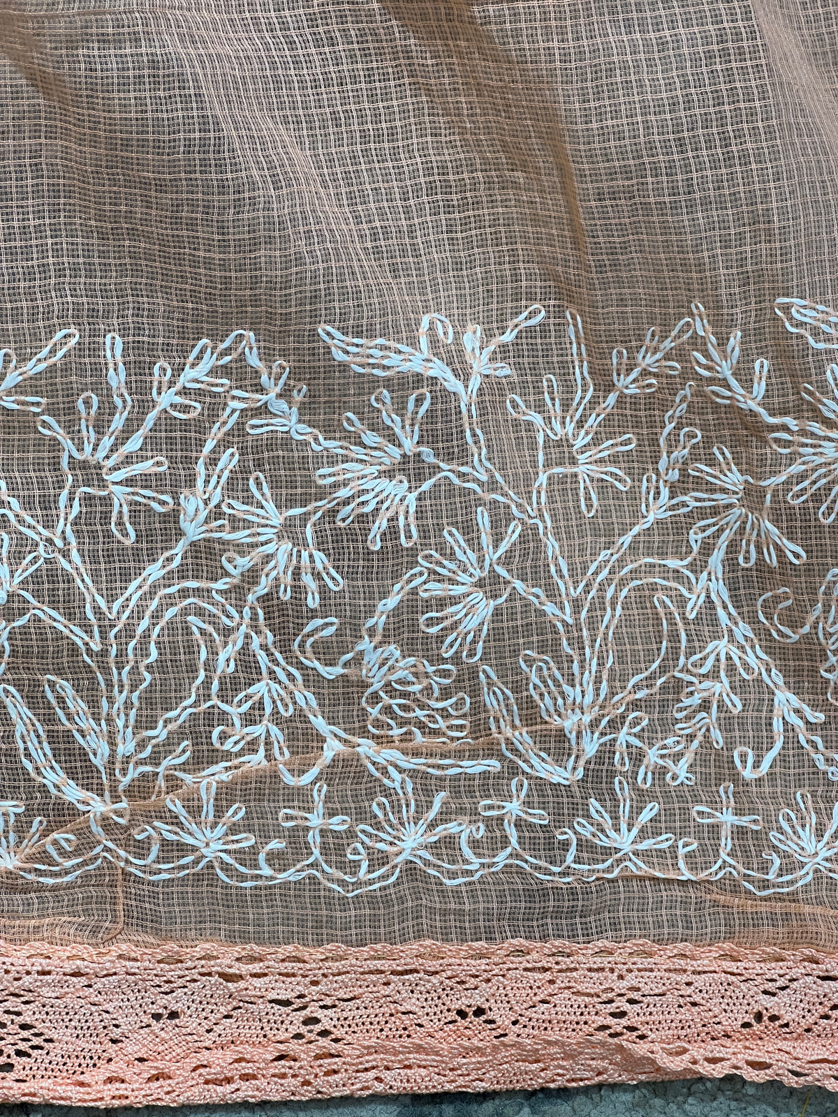 Embroidered Tepchi Kota Saree | AHD1945