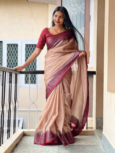 Banarasi Woven Warm Silk Saree | JBE121