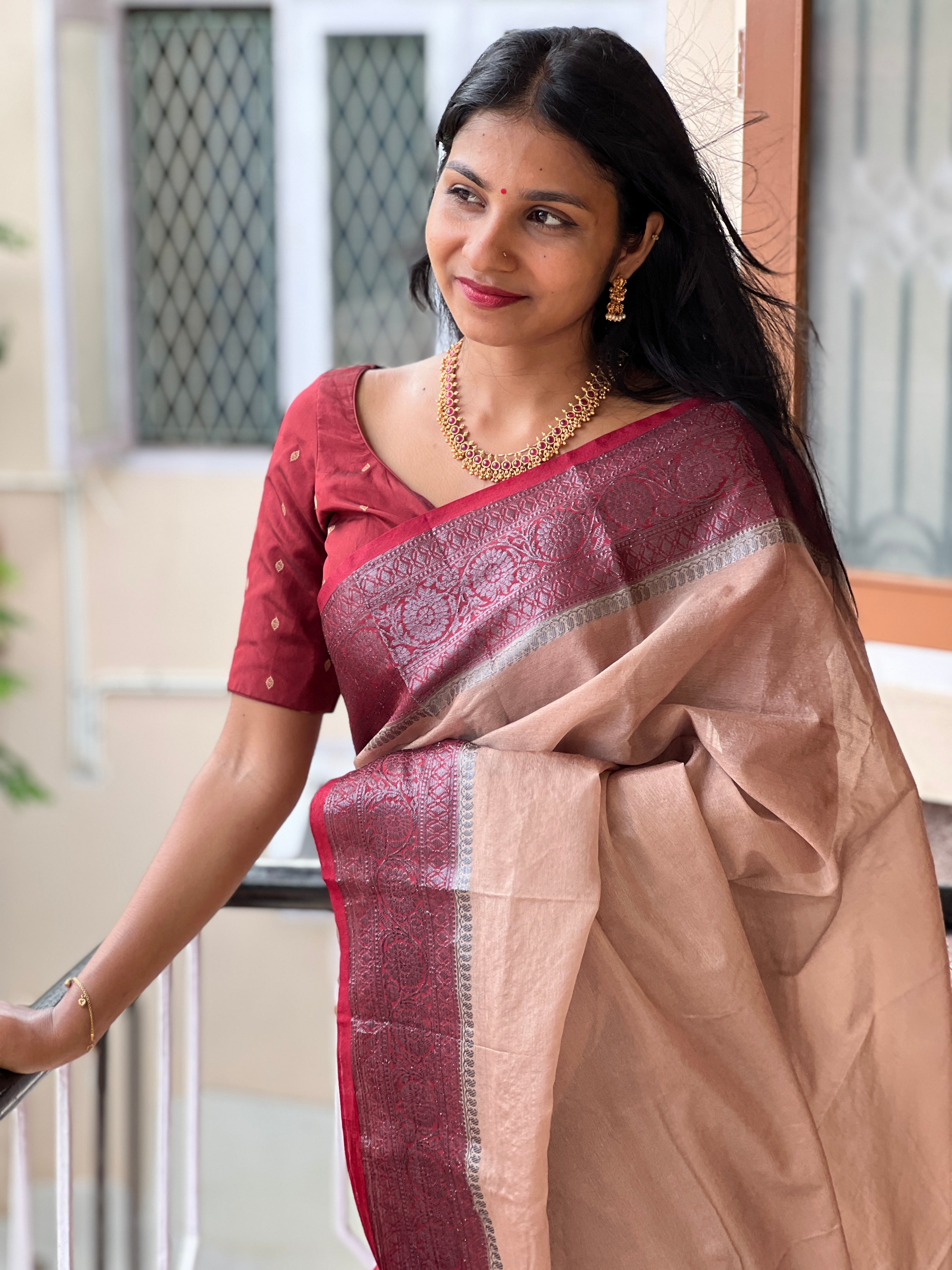 Banarasi Woven Warm Silk Saree | JBE121