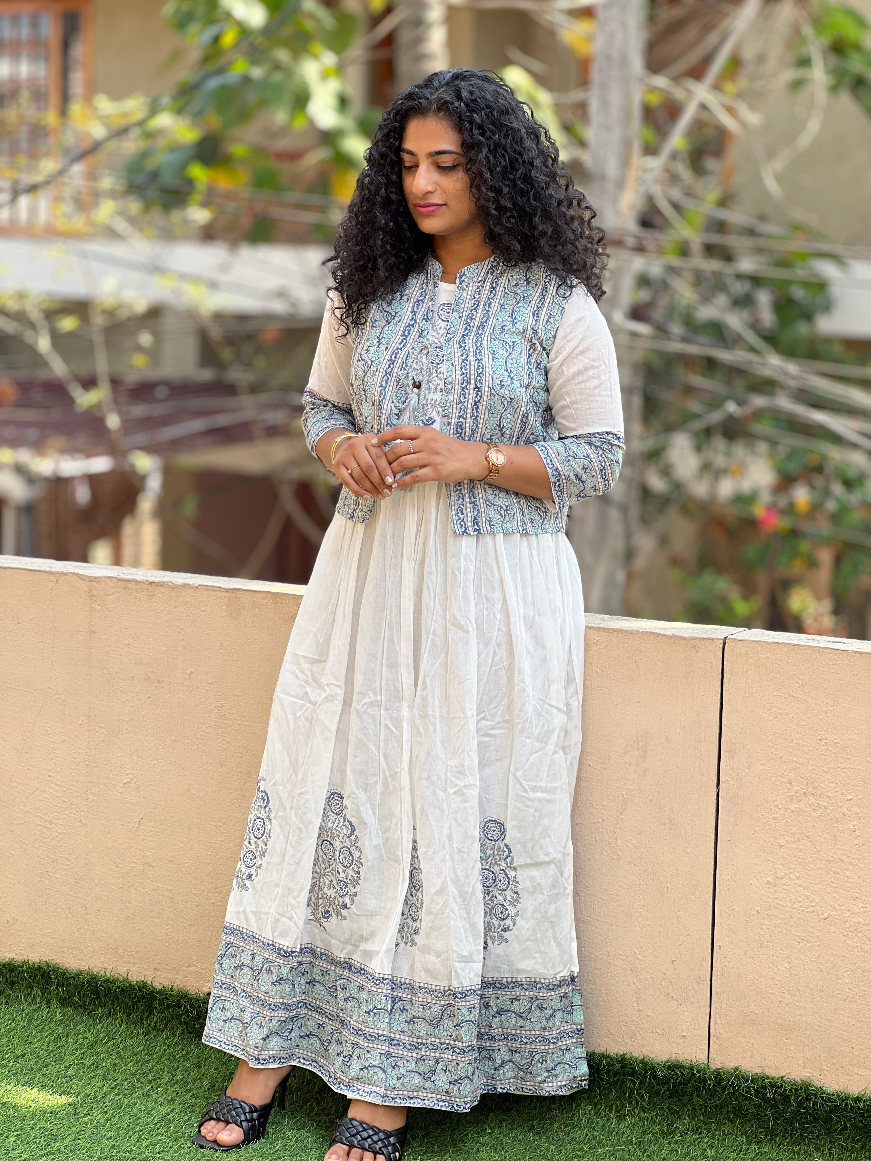 Block Printed Cotton Kurta | ACR111