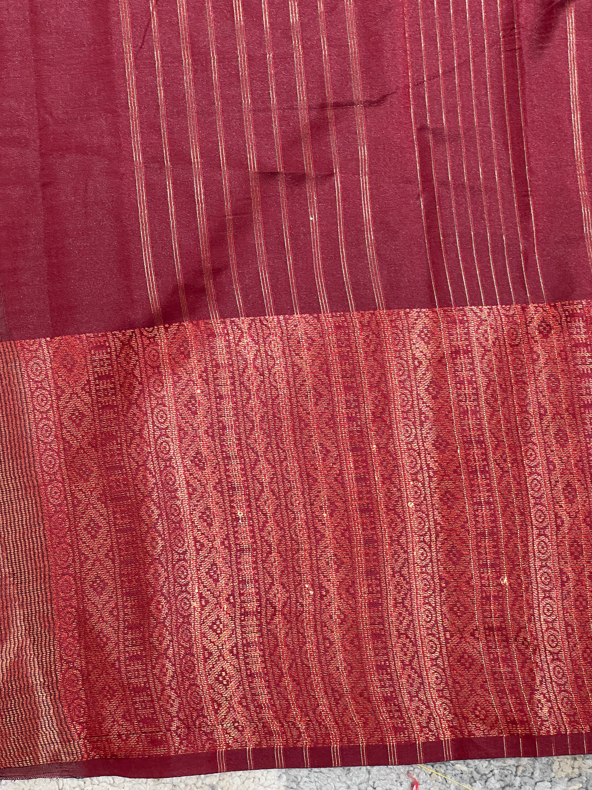Broad Bordered Semi Silk Saree | AHD1936