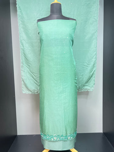 Hand Worked Sequence Detailed Organza Salwar Set | SBP928
