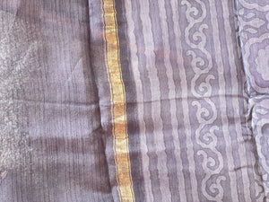 Printed Pure Chanderi Saree | LP139