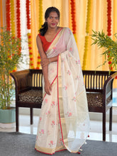 Machine Embroidery Silky Kota Saree | MR157