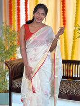 Machine Embroidery Silky Kota Saree | MR157