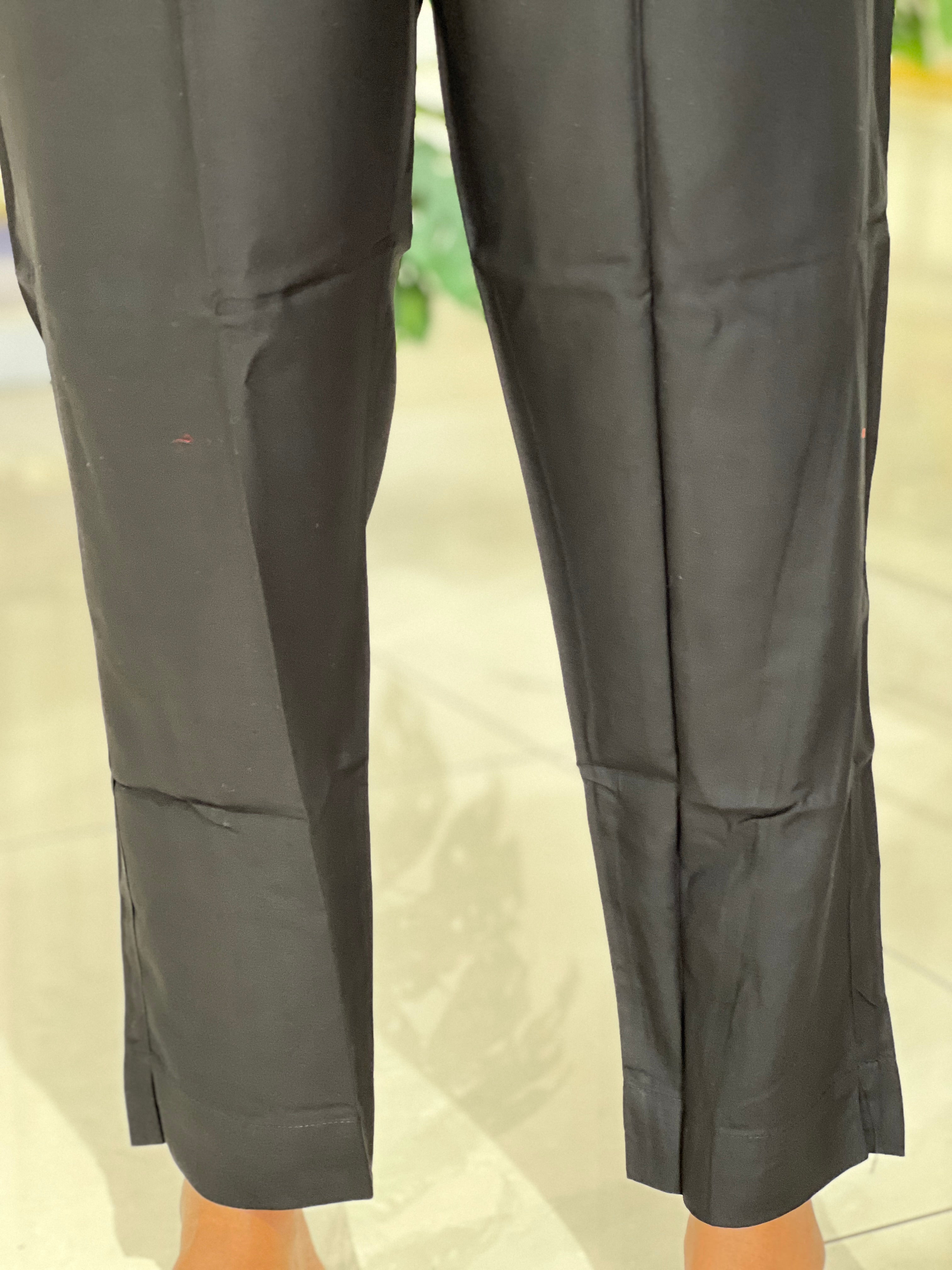 Solid Straight Fit Cotton Bottom | VSI173