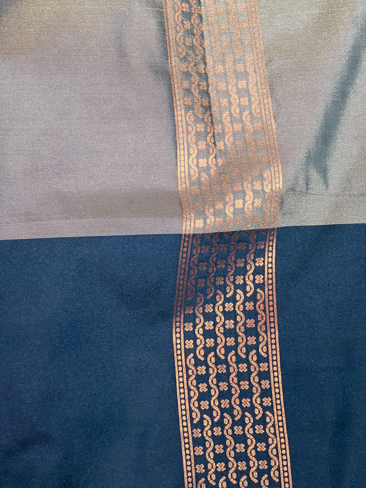 Geometric Pattern Semi Silk Saree | AHD1931