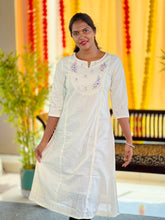 Machine Embroidered Cotton Kurta | TAL132