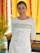 Machine Embroidered Cotton Kurta | TAL131