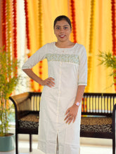 Machine Embroidered Cotton Kurta | TAL131