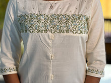 Machine Embroidered Cotton Kurta | TAL131