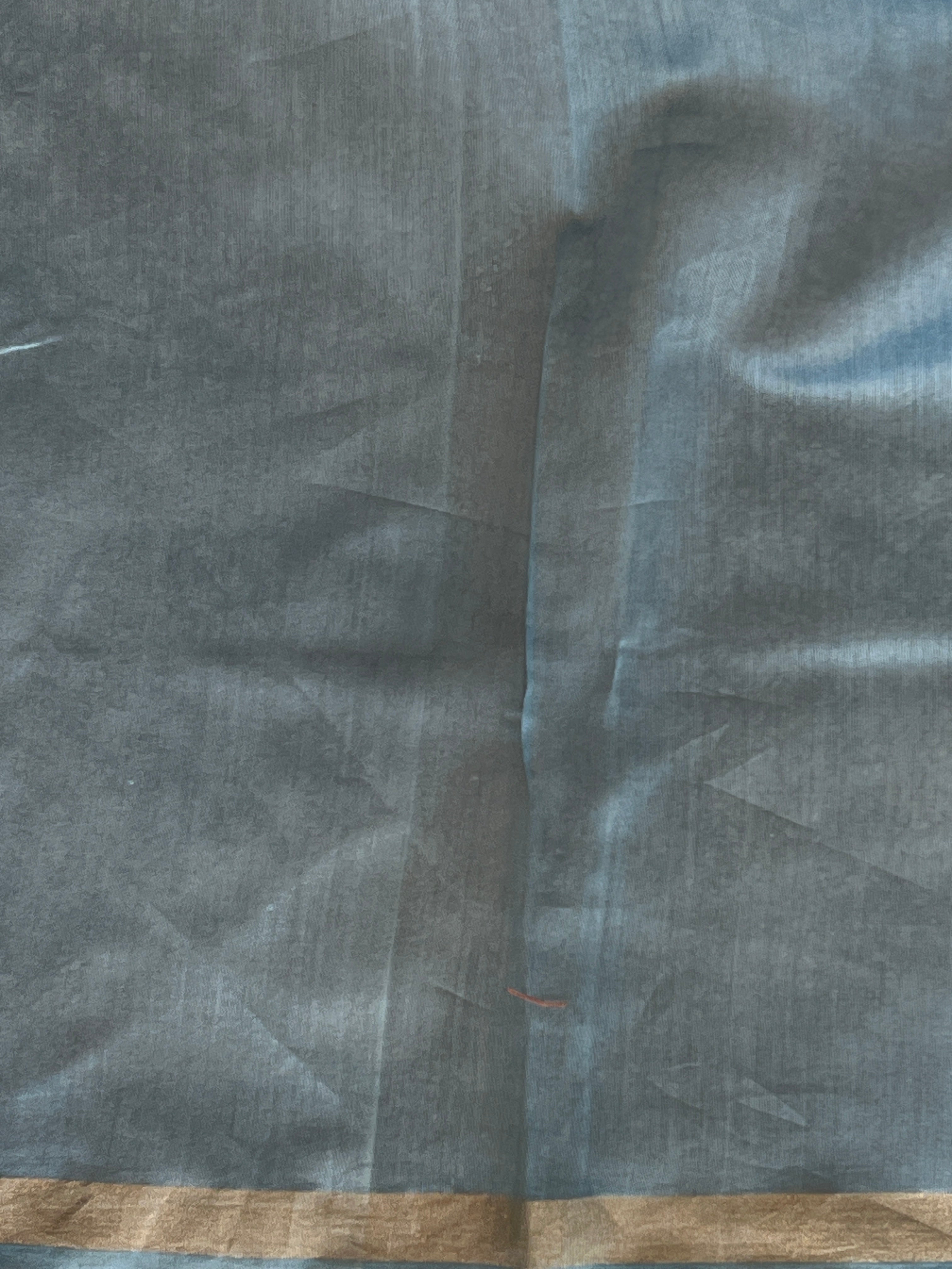 Golden Zari Stripe Weaving Patterned Organza Saree | FC179
