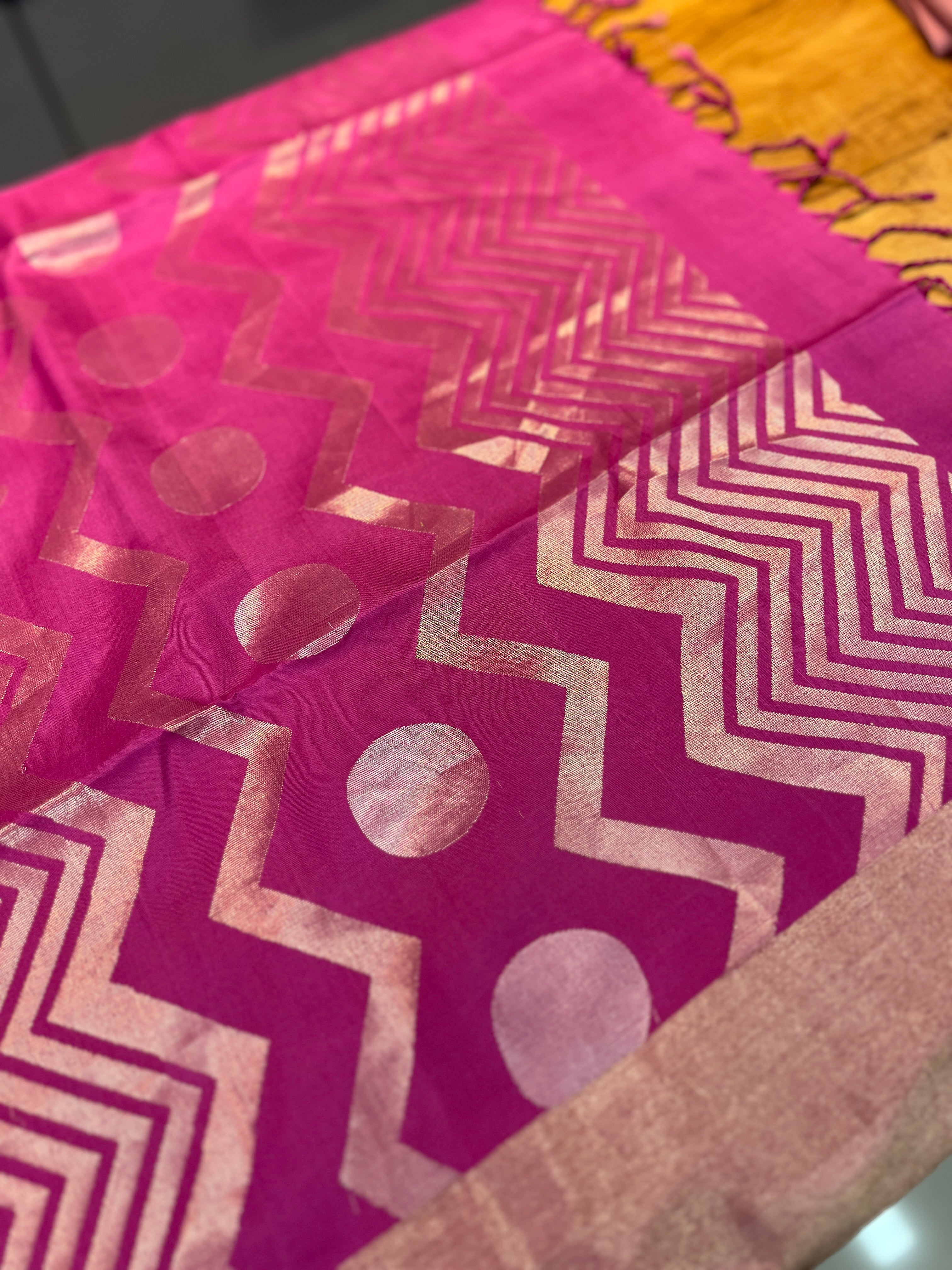Onion Pink Colour Soft Silk Kanchipuram Saree | AJ363
