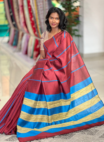 Semi Silk Sarees With Weave Pattern | ACT676