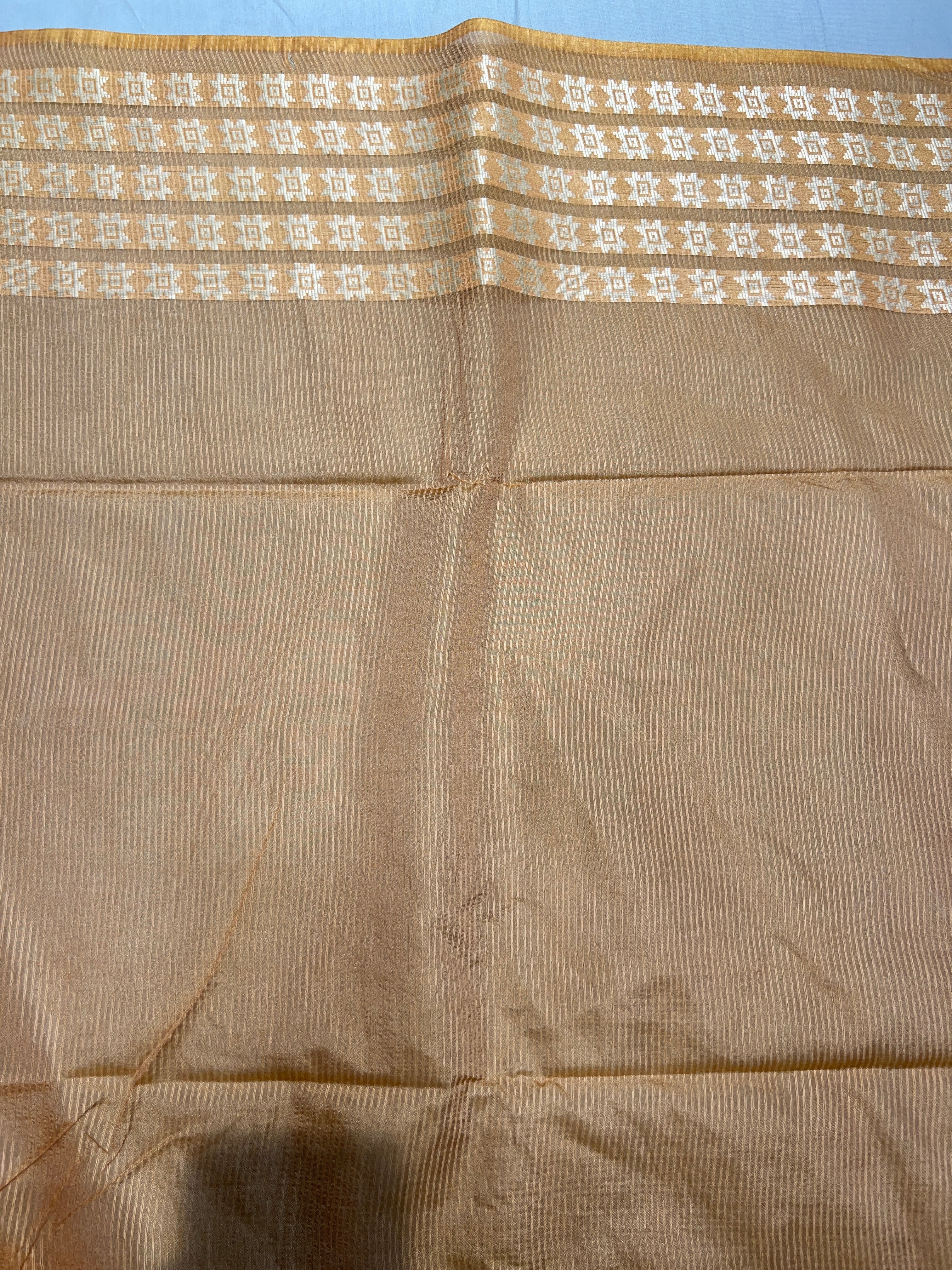 Thread Woven Floral Patterned Semi Tussar Saree | ACT1764