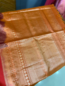 Red Color Soft Silk Kanchipuram Saree | AJ493