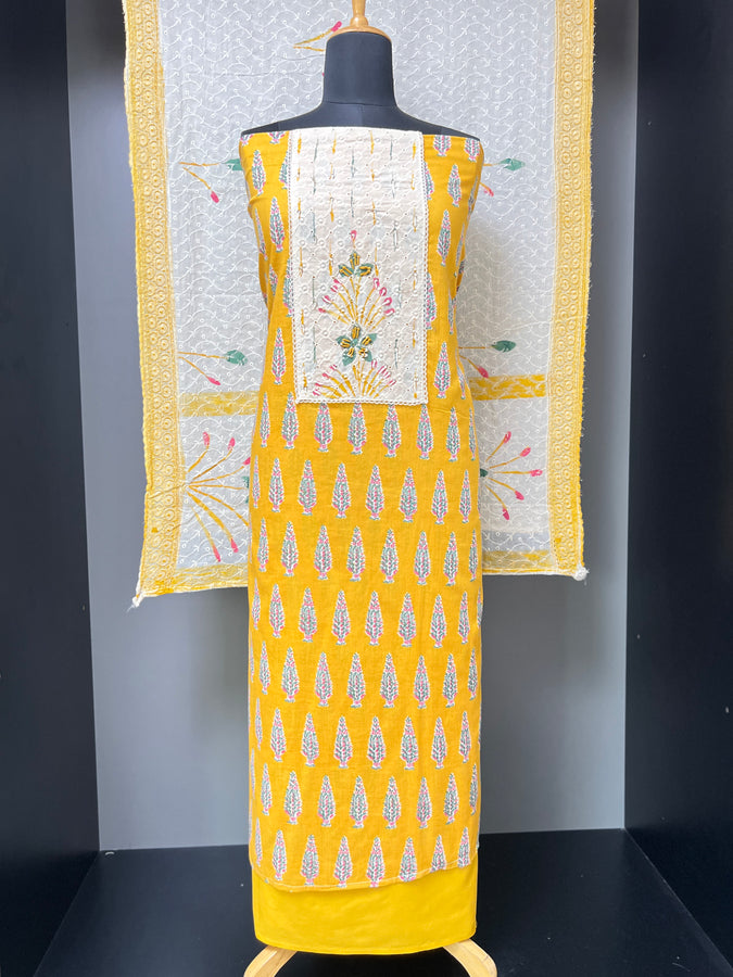 Block Printed Cotton Salwar Set  | SW2124