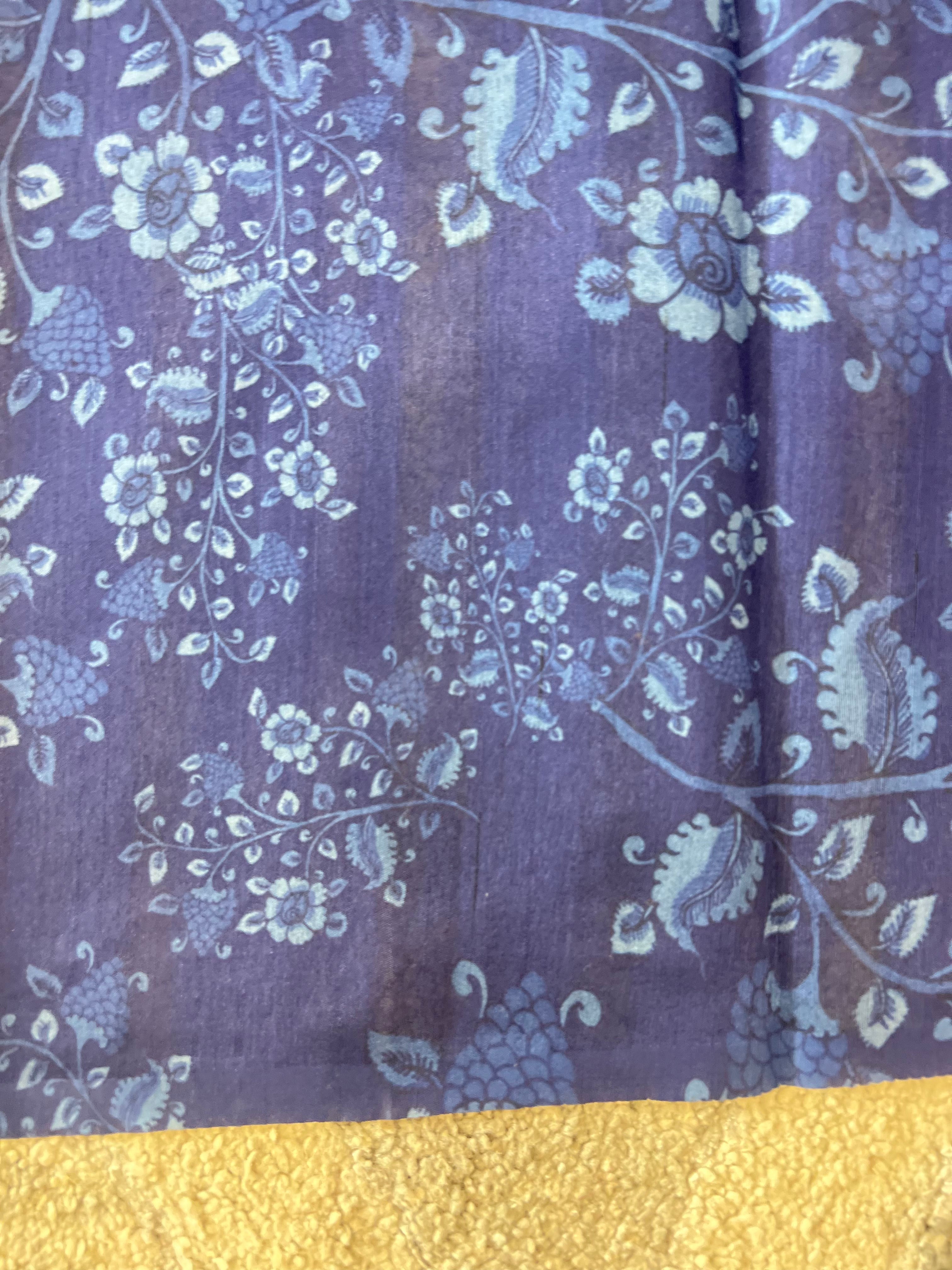 Kalamkari Digital Printed Semi Silk Sarees | JCL645