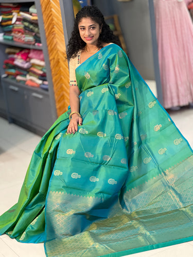 Floral Motif Pure Silk Saree | SMS158