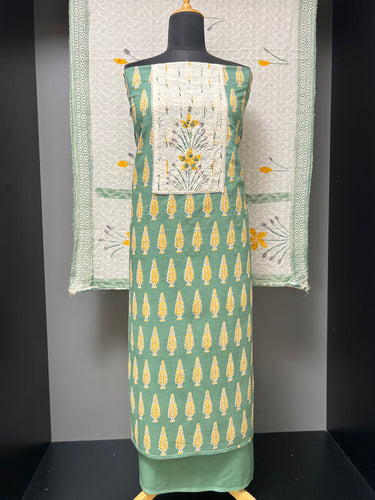 Block Printed Cotton  Salwar Set | SW2122
