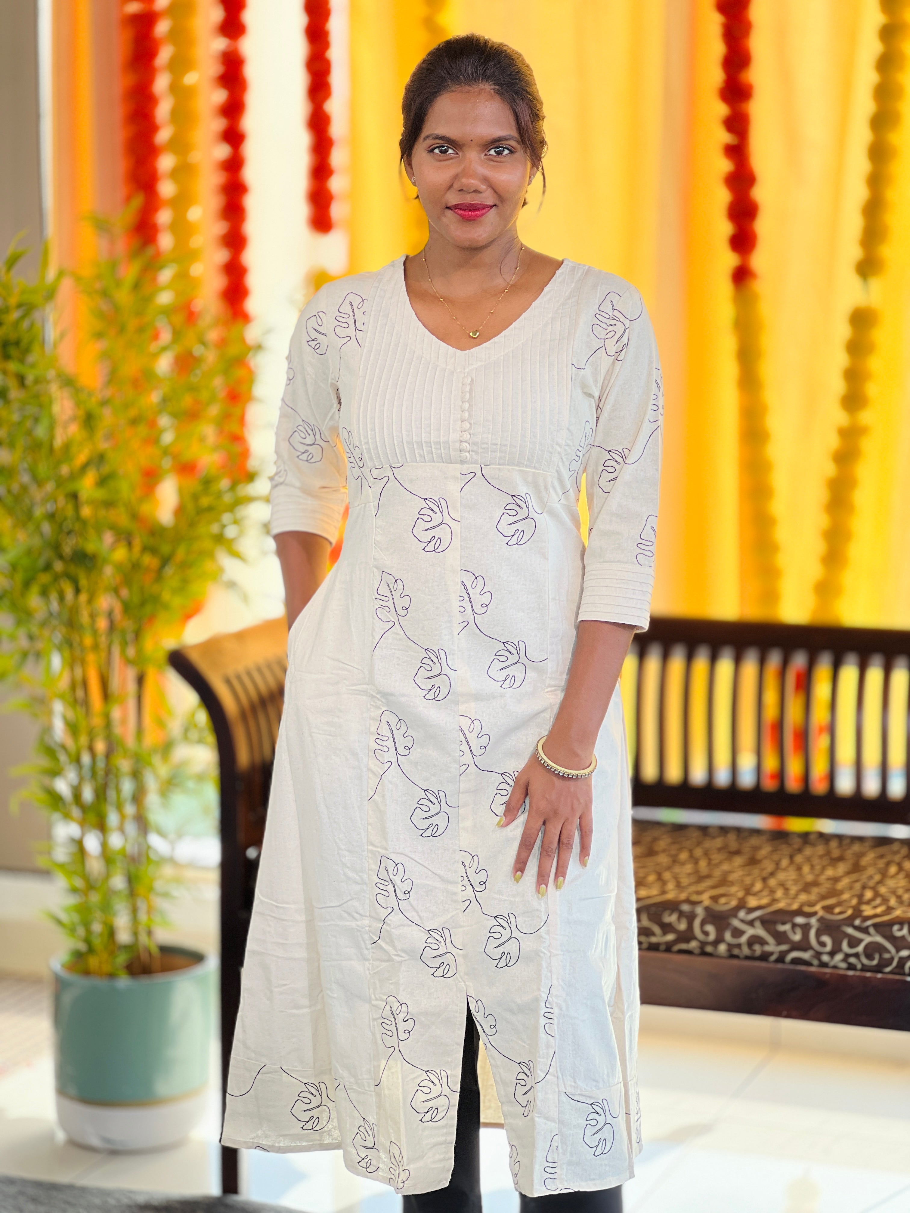 Digital Printed Cotton Kurta | TAL106